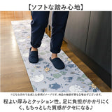 キャラクターキッチンマット 通販 キッチンマット キャラクター 45×180CM 拭きとりやすい お手入れ簡単 台所マット 塩化ビニール樹脂 台所 キッチンカーペット ロングマット かわいい