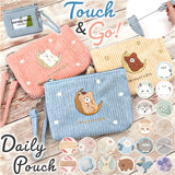 パスケース リール付き 小銭入れ 通販 ポーチ 小物入れ 定期入れ 定期 ケース 定期券入れ リール付きパスケース コインケース 伸びるストラップ デイリーポーチ 通勤 通学 高校生 中学生