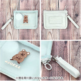 パスケース リール付き 小銭入れ 通販 ポーチ 小物入れ 定期入れ 定期 ケース 定期券入れ リール付きパスケース コインケース 伸びるストラップ デイリーポーチ 通勤 通学 高校生 中学生