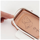 お弁当箱 女子 1段 通販 ミリミリ クーリア ランチボックス 弁当箱 500ml 大人 おしゃれ レディース 子供 キッズ 食洗機対応 レンジ対応 一段 ドーム型 仕切り付き 小学生 女の子