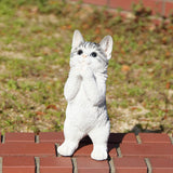 ベニーズ キャット 通販 Benny's QY-076 ベニーズキャット 庭 オーナメント 置物 オブジェ 置き物 猫 ねこ ネコ かわいい おしゃれ 可愛い オシャレ 玄関 ガーデンオーナメント