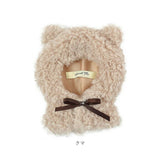 ぬい服 通販 推し活 着せ替え 人形 マスコット ぬい服ポンチョ ボア素材 オタ活 着ぐるみ 着せ替え簡単 アニマル 耳ぬいポンチョ 推し活グッズ 首元リボン ぬい活 かわいい 可愛い