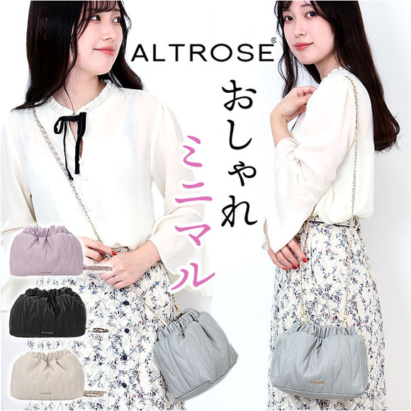 肩掛け 可愛い ショルダーバッグ 通販 アルトローズ バッグ ALTROSE 333014 セロン 2WAY ショルダー ショルダーバック 斜めがけバッグ 斜め掛け おしゃれ 大人 斜めがけ きれいめ