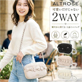 altrose ショルダーバッグ 333422 通販 アルトローズ ショルダーバック 斜めがけバッグ 肩掛けバッグ レディース 小さめ リボン かわいい おしゃれ 可愛い オシャレ 旅行 女性 大人 女子