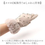 リボーンカンパニー レザー風 手袋 通販 てぶくろ 手ぶくろ レディース手袋 グローブ レディース 女性用 防寒 寒さ対策 レディースウェア ファッション小物 かわいい 可愛い おしゃれ