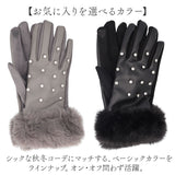 リボーンカンパニー レザー風 手袋 通販 てぶくろ 手ぶくろ レディース手袋 グローブ レディース 女性用 防寒 寒さ対策 レディースウェア ファッション小物 かわいい 可愛い おしゃれ