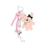 ぬいぐるみチャーム 通販 ドッグチャーム ぬいぐるみ キーホルダー 動物 バッグチャーム バッグアクセサリー バッグ に つける アクセサリー チャーム ハート カラビナ マスコット