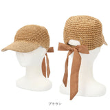 キャップ 深め レディース 帽子 通販 ペーパーキャップ おしゃれ バックリボン かわいい 大人 可愛い オシャレ シンプル 日よけ 日除け 通学 通勤 女性 女子 女の子