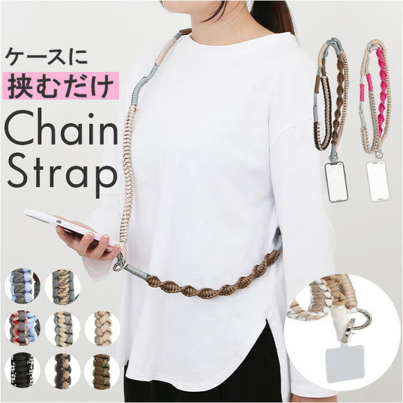 スマホストラップ ショルダー 通販 スマホショルダー スマホ ストラップ ロープ 編み ショルダーストラップ スマホショルダーストラップ スマートフォンストラップ 紐 配色 レディース