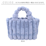 トートバッグ 2way レディース 通販 アルトローズ バッグ ALTROSE 970293 ポンデリ 2WAYトート ショルダーバッグ トートバック ショルダーバック フェイクファー 冬 大人 斜めがけ