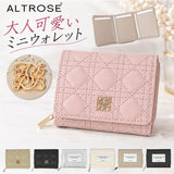 アルトローズ 財布 ALTROSE 通販 三つ折り財布 3つ折り財布 ミニ財布 コンパクト財布 折財布 ウォレット ラウンドファスナー レディース 小銭入れあり おしゃれ 可愛い 女性 大人女子