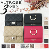 Altrose アルトローズ 三つ折り財布 レディース 通販 財布 お財布 さいふ ウォレット 三つ折り ミニ ボックス ボックス型 ALTROSE altrose 小さい コイン カード お札 カード入れ