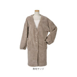 Lebois ルボア 着る毛布 レディース 通販 ルームウェア カーディガン 部屋着 ボア 裏起毛 ロング 北欧 マイクロファイバー 軽い 暖かい あったか 防寒 無地 冬 秋