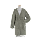 Lebois ルボア 着る毛布 レディース 通販 ルームウェア カーディガン 部屋着 ボア 裏起毛 ロング 北欧 マイクロファイバー 軽い 暖かい あったか 防寒 無地 冬 秋