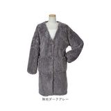 Lebois ルボア 着る毛布 レディース 通販 ルームウェア カーディガン 部屋着 ボア 裏起毛 ロング 北欧 マイクロファイバー 軽い 暖かい あったか 防寒 無地 冬 秋