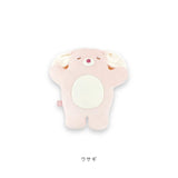 ピロークッション 枕 通販 お昼寝まくら ぬいぐるみ クール ひんやり 温め あったか 繰り返し クッション 仮眠 休憩 かわいい 動物 みんみんめいと minminmate