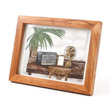 フォトフレーム 木製 2L 通販 写真立て フォトスタンド 写真フレーム 写真スタンド 木製フレーム チーク材 RE-photo2L おしゃれ 写真 立て フォト フレーム 額 オシャレ 壁掛け式