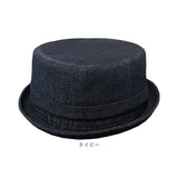 帽子 メンズ ハット 通販 ReqHatter RH305 レックハッター デニムポークパイハット ポークパイハット デニムハット レディース ぼうし おしゃれ ブランド 春夏 夏 秋 シンプル 無地 綿