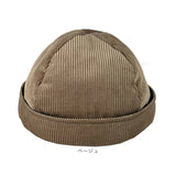 ロールキャップ 帽子 通販 ReqHatter RH701 レックハッター コーデュロイロールキャップ キャップ メンズ フィッシャーマンキャップ ワッチキャップ ロールワッチ レディース ぼうし
