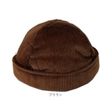 ロールキャップ 帽子 通販 ReqHatter RH701 レックハッター コーデュロイロールキャップ キャップ メンズ フィッシャーマンキャップ ワッチキャップ ロールワッチ レディース ぼうし