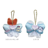 マスコットキーホルダー サンリオ 通販 ふわみみリボンバッグチャーム バッグチャーム マスコット キーホルダー めじるし キャラクター グッズ チェーン チャーム キッズ 女の子 かわいい