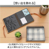 写真 アルバム 飾れる 通販 万丈 飾れるリングフォトアルバム ポケットアルバム リング式 フォトフレーム フォトスタンド 写真立て ポケット式アルバム おしゃれ かわいい シンプル