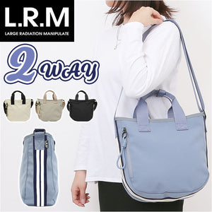L.R.M バッグ RK-1075 通販 トートバッグ ショルダーバッグ 斜めがけバッグ 2way ミニショルダーバッグ レディース メンズ 小さめ おしゃれ シンプル 無地 ライン 通勤 通学 旅行