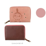MOOMIN ムーミン 二つ折り財布 通販 折り財布 折りたたみ財布 2つ折り財布 財布 お財布 サイフ レザー 型押し 本革 革 ジャバラ仕様 見やすい 出し入れしやすい 大人 かわいい 可愛い