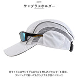 ランニングキャップ 軽量 通販 キャップ 帽子 アールエル RNA9001 RｘL 日除け メンズ レディース 撥水 はっ水 サイドメッシュ 涼しい サングラスホルダー 夏 軽量 つば広 スポーツ