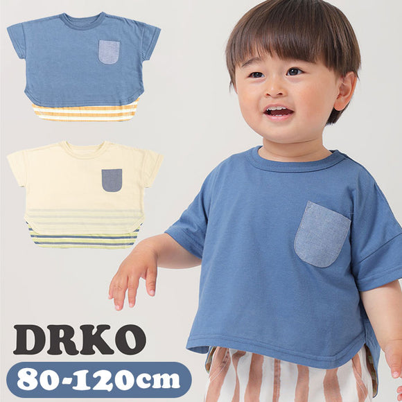 キッズ Tシャツ おしゃれ 男の子 通販 半袖Tシャツ カットソー キッズTシャツ ポケット付き 天竺 子供 こども 子ども かわいい 可愛い ボーイズ 夏 春夏 トップス 子供服 子ども服
