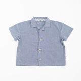 半袖 襟付き シャツ キッズ 通販 半袖シャツ 前開きシャツ ダンガリーシャツ 前開き 子供 おしゃれ かわいい 男の子 羽織り カジュアル 可愛い オシャレ ボーイズ 子供服 子ども服