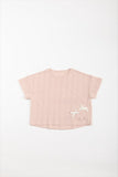 Tシャツ キッズ 女の子 半袖 通販 半袖Tシャツ カットソー キッズTシャツ 綿100% コットン100 子供 パターンメッシュ かわいい おしゃれ 可愛い ガールズ 子供服 子ども服 ベビー服 Aenak