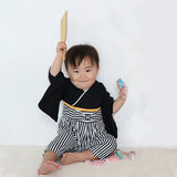 袴 ロンパース 男の子 通販 はかま ハカマ 赤ちゃん 100日祝い お宮参り 百日祝い お食い初め 出産祝い 命名式 初節句 男児袴ロンパース 家紋無し 725011 ベビードレス セレモニードレス