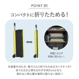 Rollink ローリンク スーツケース 40L 通販 フレックス キャリーケース キャリーバッグ 機内持ち込み キャリーバック 折りたたみ 折り畳み 旅行カバン 旅行鞄 旅行かばん メンズ