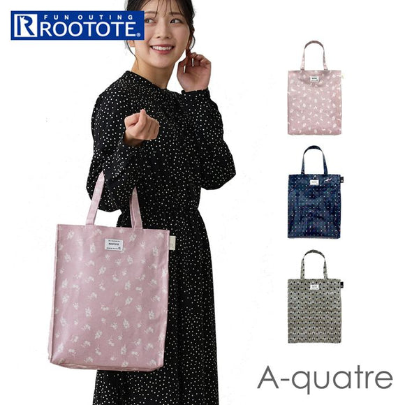 ルートート ラミネートバッグ ROOTOTE 1020 通販 トートバッグ トートバック レッスンバッグ レディース 通勤 通学 A4 縦型 おしゃれ シンプル かわいい オシャレ 可愛い きれいめ 綿