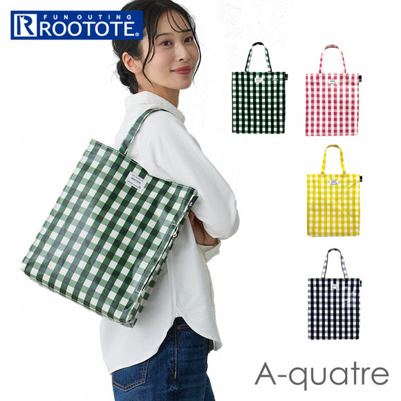 ルートート トートバッグ ラミネート ROOTOTE 1028 通販 トートバック レッスンバッグ A4 縦型 縦長 レディース 通学 通勤 手提げバッグ 手提げかばん 手提げカバン 手提げ鞄 かわいい
