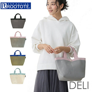ルートート トートバッグ ROOTOTE 1035 通販 トートバック 小さめ レディース 通学 通勤 手提げバッグ 手提げ袋 手提げかばん 手提げカバン 手提げ鞄 おしゃれ シンプル 無地 配色 ニット