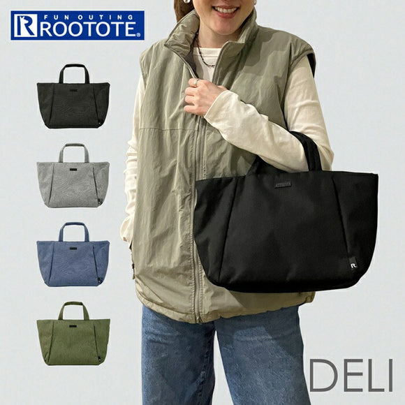 ROOTOTE ルートート トートバッグ 1037 通販 トートバック トート バッグ レディース 軽量 軽い 撥水 自立 ファスナー付き 小さめ 通勤 通学 おしゃれ シンプル かわいい オシャレ 無地