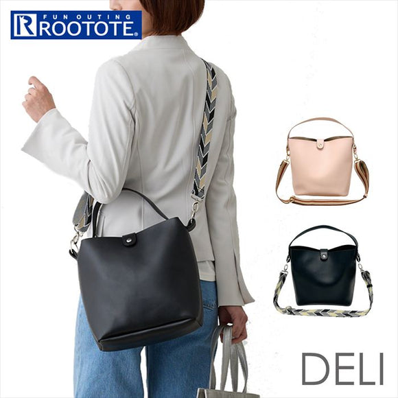 ルートート トートバッグ ROOTOTE 1055 通販 トートバック 2way ショルダー 斜めがけバッグ 小さめ レディース 通勤 通学 大人 きれいめ おしゃれ シンプル 無地 手提げバッグ