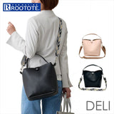 ルートート トートバッグ ROOTOTE 1055 通販 トートバック 2way ショルダー 斜めがけバッグ 小さめ レディース 通勤 通学 大人 きれいめ おしゃれ シンプル 無地 手提げバッグ