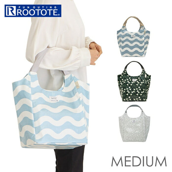 ルートート トートバッグ ROOTOTE 1103 通販 トートバック レディース 大きめ マチ広 軽量 軽い 肩掛け 通学 通勤 おしゃれ かわいい ラミネート加工 撥水 EU.ROUND ラウンド LAMINATE