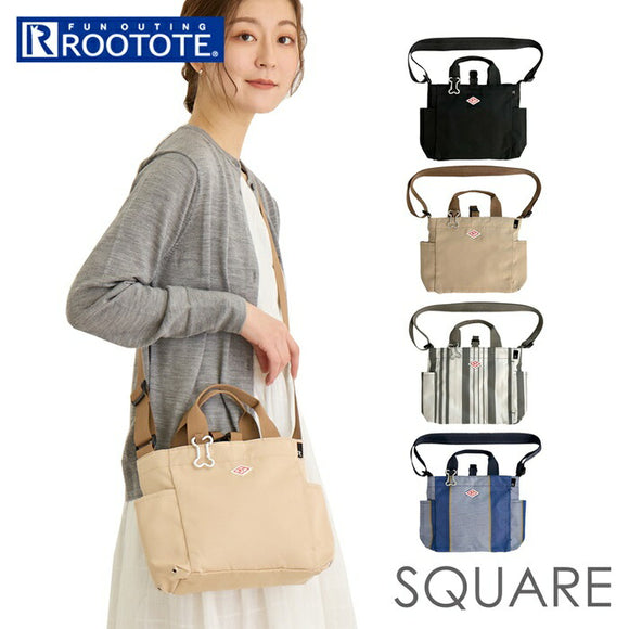 ルートート ショルダーバッグ 通販 ROOTOTE 1129 犬 お散歩バッグ ショルダー トートバッグ ミニトート サブバッグ レディース メンズ ミニバッグ おしゃれ SN.スクエア.DOG.BUDDY-B