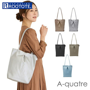 ルートート トートバッグ ROOTOTE 1142 通販 トートバック レディース 大きめ A4 通勤 通学 軽量 軽い 肩掛け おしゃれ シンプル 上品 きれいめ きちんと ポーチ付き LT.A-quatre