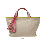 ルートート トートバッグ 通販 ROOTOTE 1147 トートバック 手提げバッグ 手持ち レディース 自立 おしゃれ きれいめ オシャレ かわいい シンプル 無地 綿 麻 ヘリンボーン タッセル付き