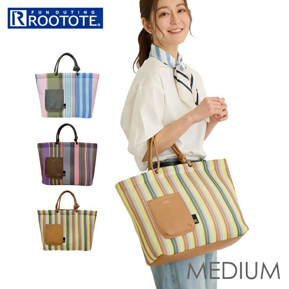 ルートート トートバッグ ROOTOTE 1165 通販 トートバック トート バッグ レディース 大きめ A4 軽量 軽い 自立 通勤 通学 大学生 大人 洗える 手洗い カジュアル MEDIUM ミディアム