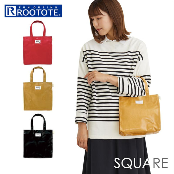 ルートート ミニトート ROOTOTE 1202 通販 EU.スクエア.ラミネート-G トートバッグ ミニバッグ トートバック ミニバック サブバッグ 軽量 シンプル 無地 レディース おしゃれ かわいい