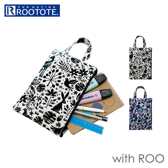 ルートート トートバッグ 1209 ROOTOTE 通販 トートバック ポーチ トート バッグ レディース ミニトート ラミネ―ト おしゃれ 大人 かわいい 北欧 テキスタイル パターン withROO