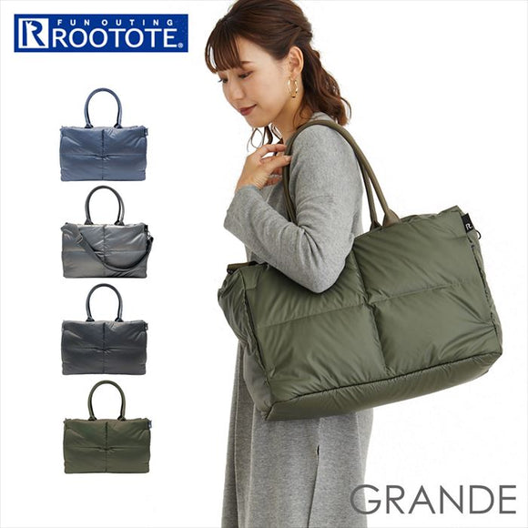 ROOTOTE フェザールー 1244 ルートート 通販 トートバッグ ショルダーバッグ トートバック ショルダーバック レディース 肩掛け 斜めがけ 軽量 自立 A4 大人 FEATHER ROO GRANDE グランデ