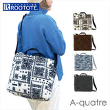 ルートート トートバッグ ROOTOTE 1258 通販 トートバック 2way ショルダーバッグ レディース A4 横 大きめ 斜めがけ 軽量 軽い もこもこ 大人 かわいい おしゃれ シンプル A-quatre