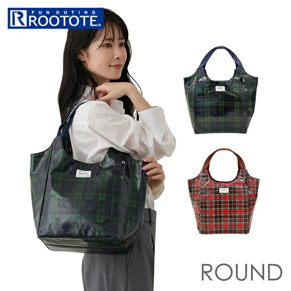 ルートート トートバッグ ラミネート 1295 通販 ROOTOTE トートバック トート バッグ 大きめ A4 通勤 通学 ROUND ラウンド レディース ラミネートーN 撥水 軽量 軽い おしゃれ シンプル
